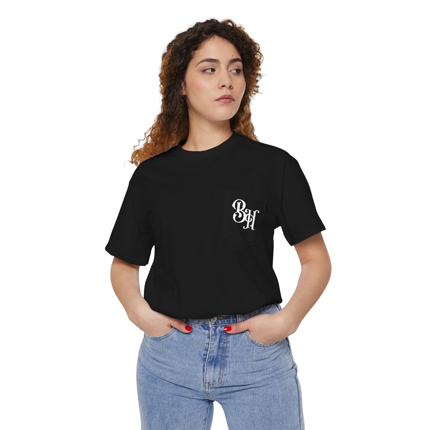 Big Holler (BH) - Unisex Heavy Cotton Pocket Tee
